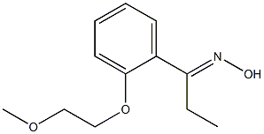 (1E)-1-[2-(2-methoxyethoxy)phenyl]propan-1-one oxime|