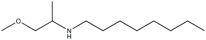 (1-methoxypropan-2-yl)(octyl)amine Struktur