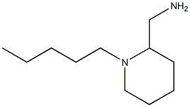 (1-pentylpiperidin-2-yl)methanamine Structure