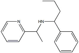 (1-phenylbutyl)[1-(pyridin-2-yl)ethyl]amine Structure