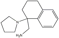 (1-pyrrolidin-1-yl-1,2,3,4-tetrahydronaphthalen-1-yl)methylamine Structure