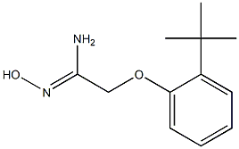 (1Z)-2-(2-tert-butylphenoxy)-N'-hydroxyethanimidamide