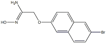 (1Z)-2-[(6-bromo-2-naphthyl)oxy]-N'-hydroxyethanimidamide