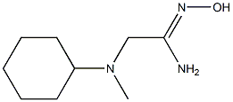 (1Z)-2-[cyclohexyl(methyl)amino]-N'-hydroxyethanimidamide