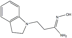 (1Z)-3-(2,3-dihydro-1H-indol-1-yl)-N'-hydroxypropanimidamide