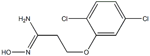 (1Z)-3-(2,5-dichlorophenoxy)-N'-hydroxypropanimidamide Struktur