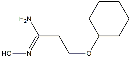 (1Z)-3-(cyclohexyloxy)-N'-hydroxypropanimidamide
