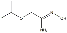 (1Z)-N'-hydroxy-2-isopropoxyethanimidamide Structure