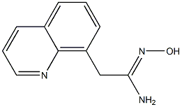 (1Z)-N'-hydroxy-2-quinolin-8-ylethanimidamide Structure