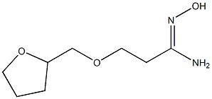 (1Z)-N'-hydroxy-3-(tetrahydrofuran-2-ylmethoxy)propanimidamide Structure