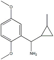 (2,5-dimethoxyphenyl)(2-methylcyclopropyl)methanamine Structure