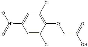 (2,6-dichloro-4-nitrophenoxy)acetic acid Structure
