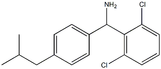 (2,6-dichlorophenyl)[4-(2-methylpropyl)phenyl]methanamine Structure