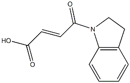 (2E)-4-(2,3-dihydro-1H-indol-1-yl)-4-oxobut-2-enoic acid Struktur