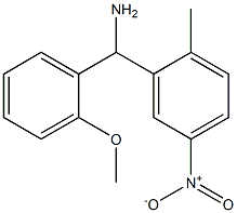 (2-methoxyphenyl)(2-methyl-5-nitrophenyl)methanamine