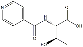 (2S,3R)-3-hydroxy-2-(isonicotinoylamino)butanoic acid Structure