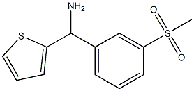 (3-methanesulfonylphenyl)(thiophen-2-yl)methanamine