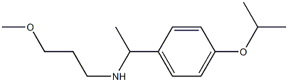 (3-methoxypropyl)({1-[4-(propan-2-yloxy)phenyl]ethyl})amine Struktur
