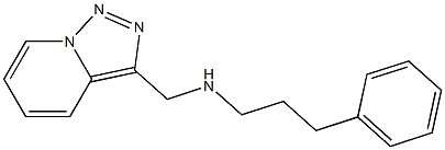 (3-phenylpropyl)({[1,2,4]triazolo[3,4-a]pyridin-3-ylmethyl})amine Struktur
