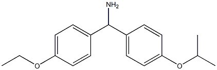 (4-ethoxyphenyl)[4-(propan-2-yloxy)phenyl]methanamine