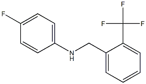 (4-fluorophenyl)[2-(trifluoromethyl)phenyl]methylamine Struktur