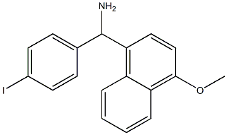 (4-iodophenyl)(4-methoxynaphthalen-1-yl)methanamine