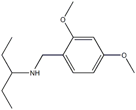 [(2,4-dimethoxyphenyl)methyl](pentan-3-yl)amine Struktur