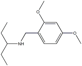 [(2,4-dimethoxyphenyl)methyl](pentan-3-yl)amine Structure