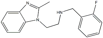 [(2-fluorophenyl)methyl][2-(2-methyl-1H-1,3-benzodiazol-1-yl)ethyl]amine