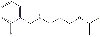 [(2-fluorophenyl)methyl][3-(propan-2-yloxy)propyl]amine