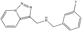 [(3-fluorophenyl)methyl]({[1,2,4]triazolo[3,4-a]pyridin-3-ylmethyl})amine