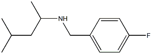 [(4-fluorophenyl)methyl](4-methylpentan-2-yl)amine Structure