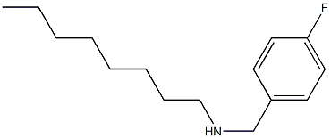 [(4-fluorophenyl)methyl](octyl)amine Struktur