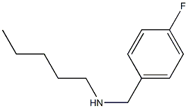 [(4-fluorophenyl)methyl](pentyl)amine Structure