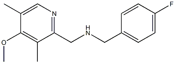 [(4-fluorophenyl)methyl][(4-methoxy-3,5-dimethylpyridin-2-yl)methyl]amine