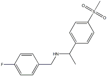 [(4-fluorophenyl)methyl][1-(4-methanesulfonylphenyl)ethyl]amine