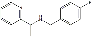 [(4-fluorophenyl)methyl][1-(pyridin-2-yl)ethyl]amine|