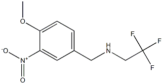 [(4-methoxy-3-nitrophenyl)methyl](2,2,2-trifluoroethyl)amine Structure