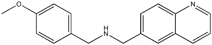 [(4-methoxyphenyl)methyl](quinolin-6-ylmethyl)amine