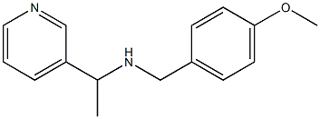 [(4-methoxyphenyl)methyl][1-(pyridin-3-yl)ethyl]amine Struktur
