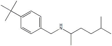 [(4-tert-butylphenyl)methyl](5-methylhexan-2-yl)amine Structure