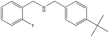 [(4-tert-butylphenyl)methyl][(2-fluorophenyl)methyl]amine 化学構造式