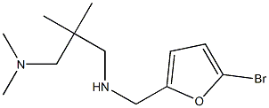 [(5-bromofuran-2-yl)methyl]({2-[(dimethylamino)methyl]-2-methylpropyl})amine Structure
