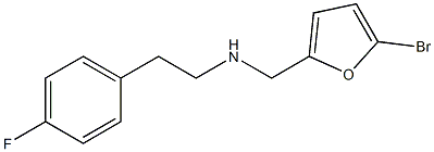 [(5-bromofuran-2-yl)methyl][2-(4-fluorophenyl)ethyl]amine Structure