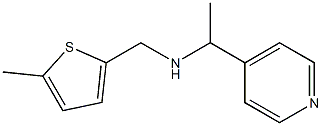 [(5-methylthiophen-2-yl)methyl][1-(pyridin-4-yl)ethyl]amine Structure