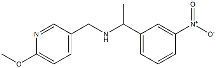[(6-methoxypyridin-3-yl)methyl][1-(3-nitrophenyl)ethyl]amine
