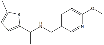 [(6-methoxypyridin-3-yl)methyl][1-(5-methylthiophen-2-yl)ethyl]amine