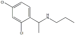 [1-(2,4-dichlorophenyl)ethyl](propyl)amine Structure