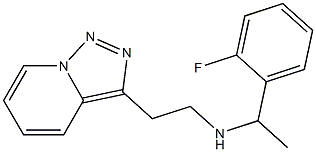 [1-(2-fluorophenyl)ethyl](2-{[1,2,4]triazolo[3,4-a]pyridin-3-yl}ethyl)amine