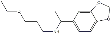 [1-(2H-1,3-benzodioxol-5-yl)ethyl](3-ethoxypropyl)amine